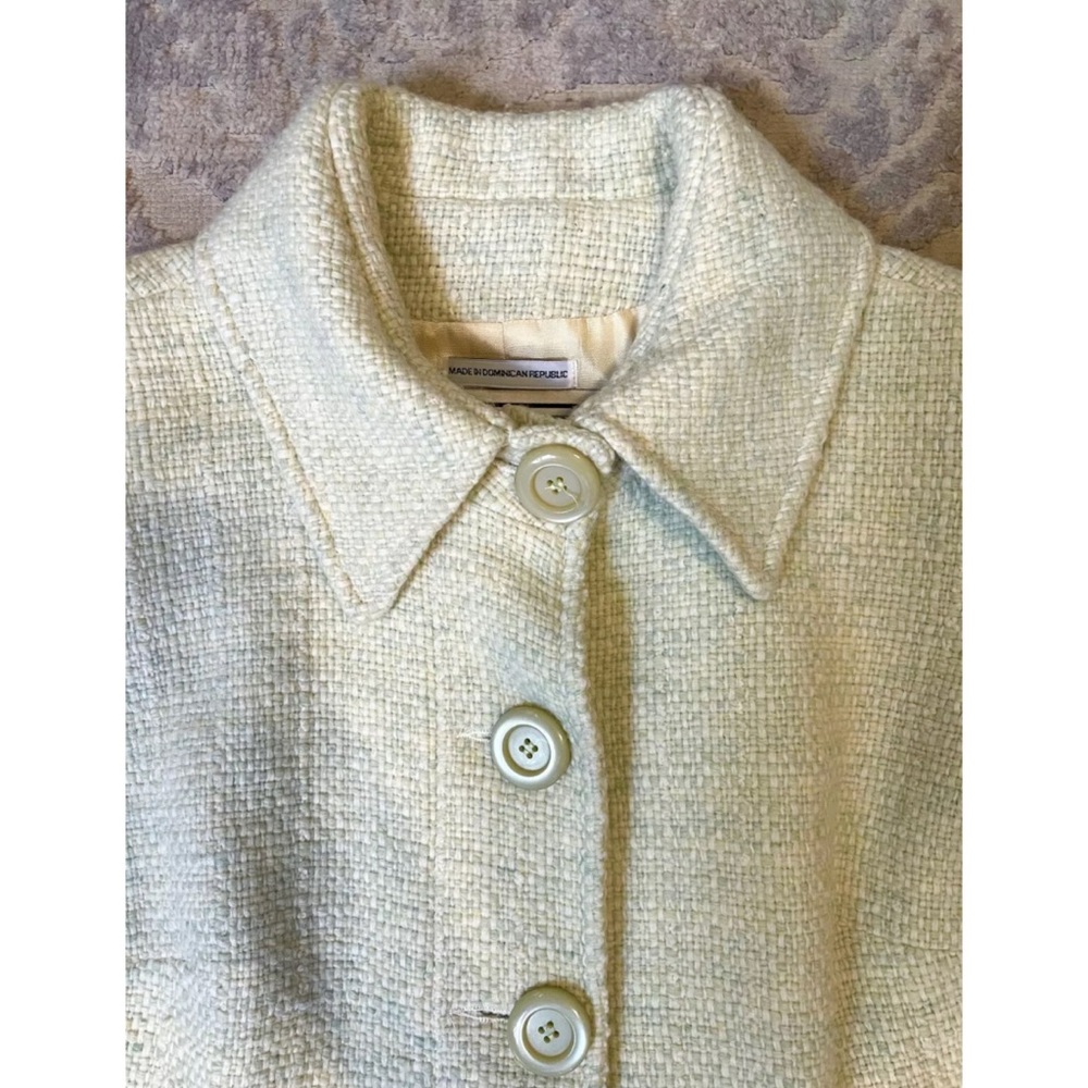 Vintage Marvin Richards Light Green Trench Coat - Picture 2 of 5